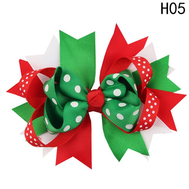 Little Ladies Layered Christmas Bow