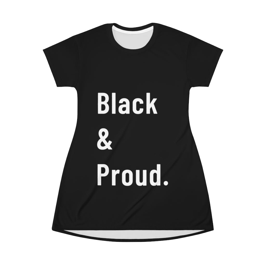 Black & Proud T-Shirt Dress