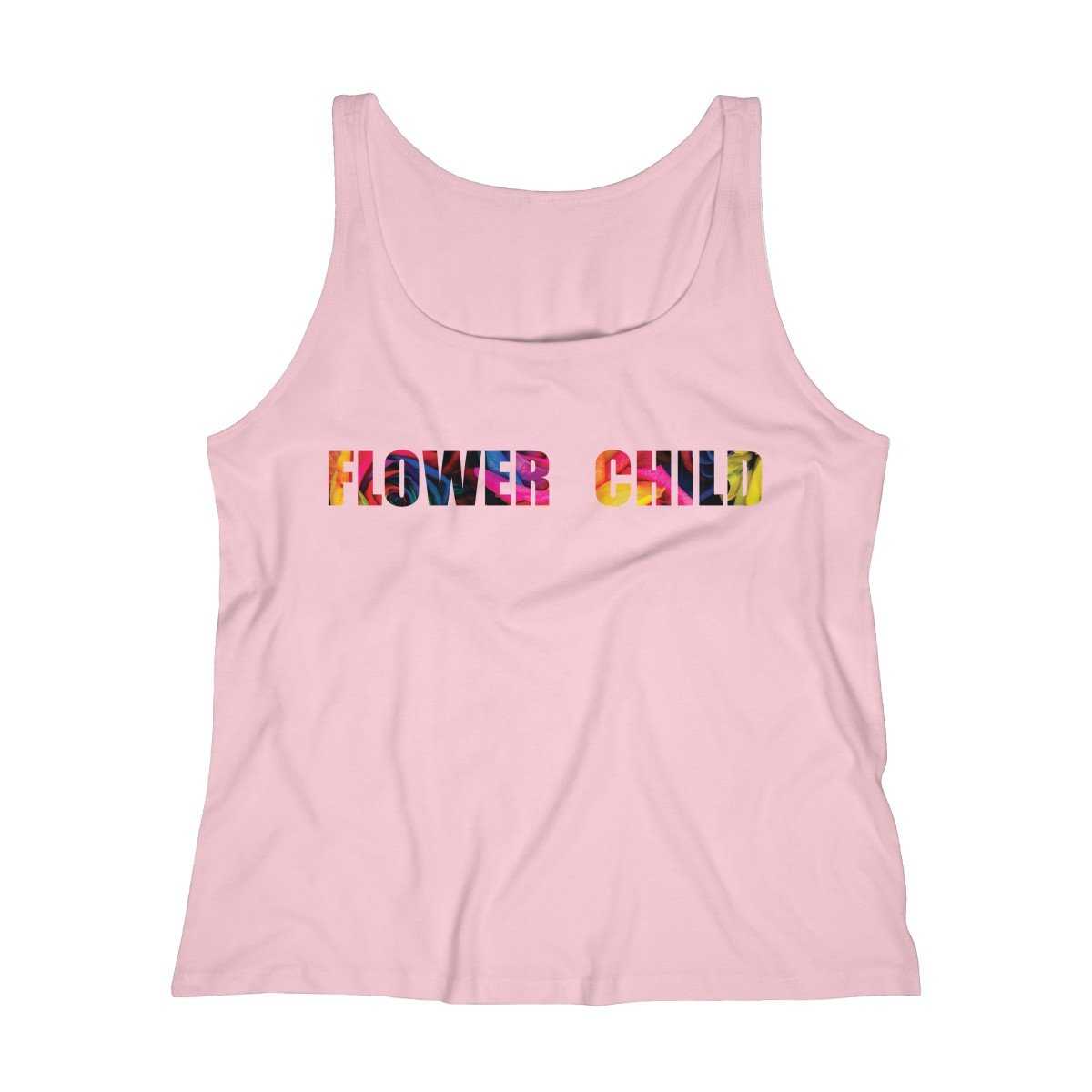 Flower Child Relaxed Jersey Tank -Floral II - shopcontrabrands.com