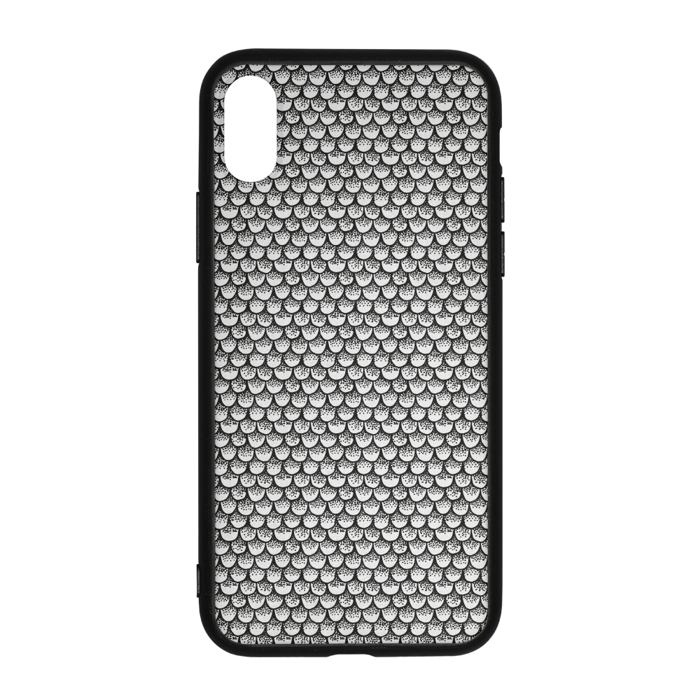 Stippled Scales in Monochrome iPhone X Case | shopcontrabrands.com