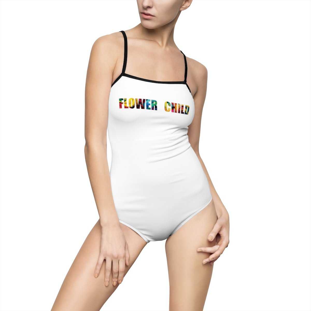 Flower Child One Piece Swimsuit - Floral - shopcontrabrands.com