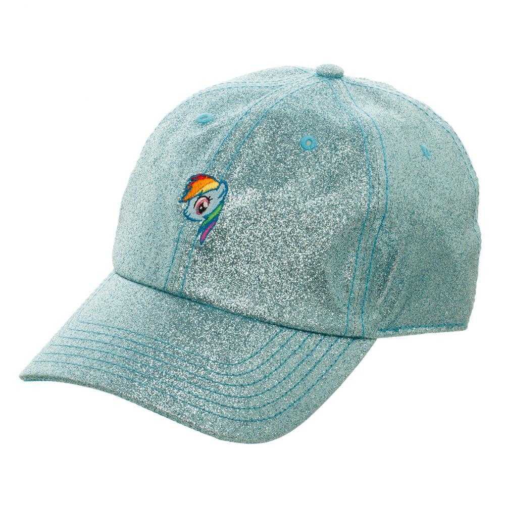Blue Glitter Hat w/ My Little Pony Rainbow Dash - shopcontrabrands.com