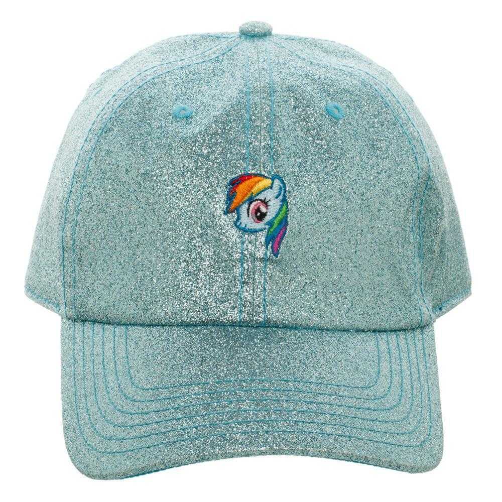Blue Glitter Hat w/ My Little Pony Rainbow Dash - shopcontrabrands.com