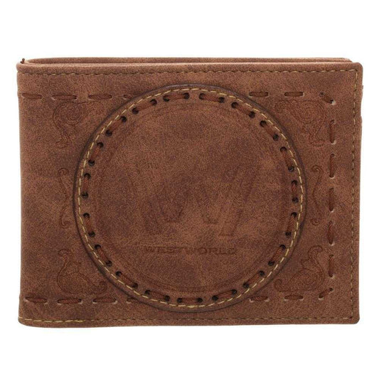 Westworld Logo Bi-Fold Wallet with Saddle Stitching | shopcontrabrands.com