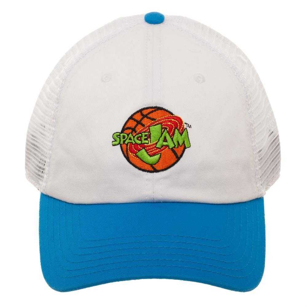 Space Jam Hat w/ Mesh Back - Adjustable Hat w/ Space Jam Logo Gift for Men | shopcontrabrands.com