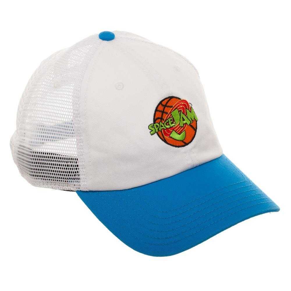 Space Jam Hat w/ Mesh Back - Adjustable Hat w/ Space Jam Logo Gift for Men | shopcontrabrands.com