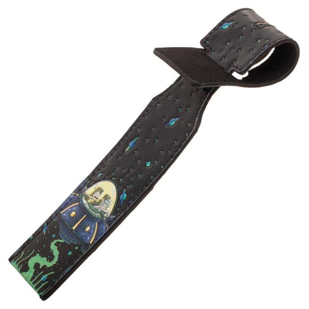 Rick And Morty Spaceship Strap Style Luggage Tag | shopcontrabrands.com