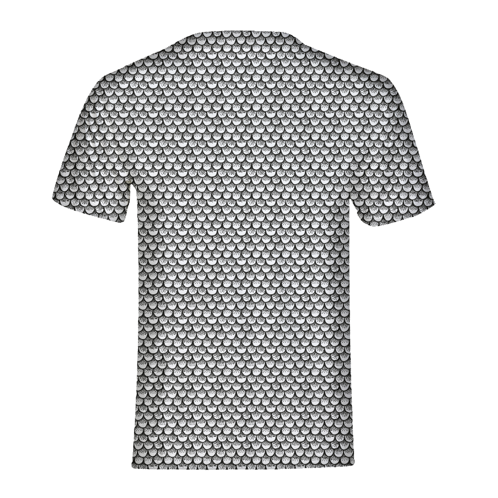 Stippled Scales in Monochrome Men's Tee | contrabrands