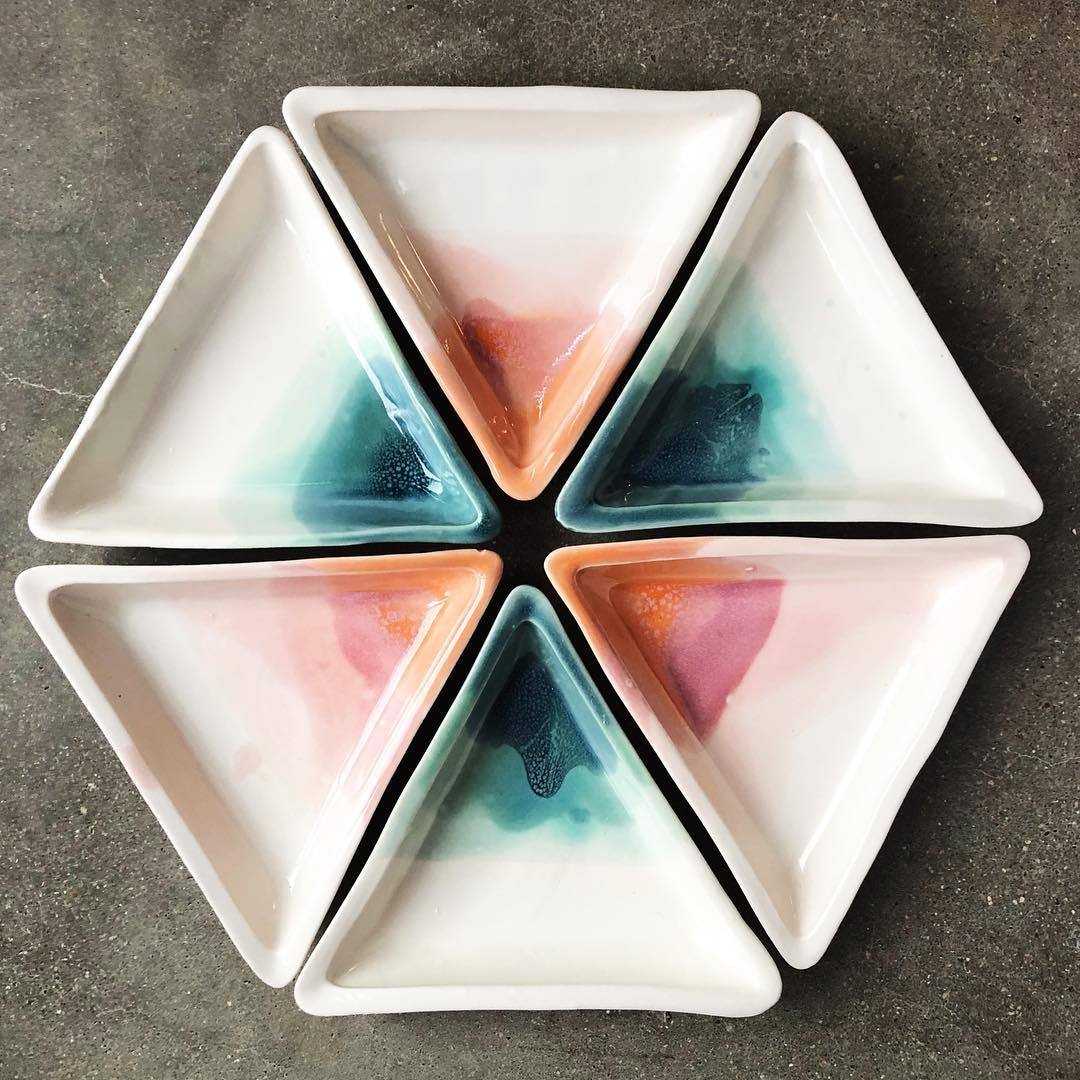 Triangle Jewelry Dish - Ocean | shopcontrabrands.com