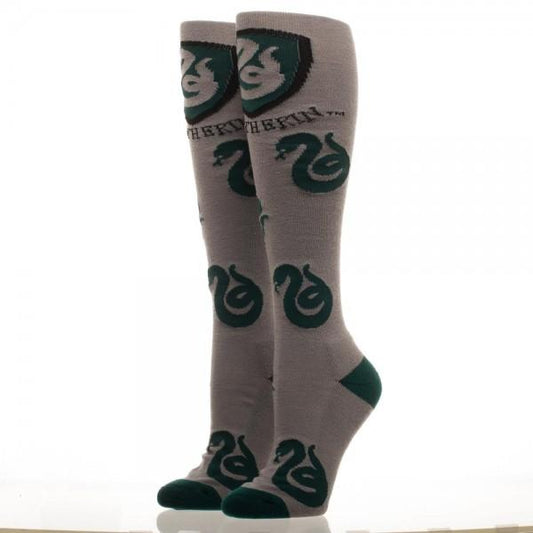 Harry Potter Slytherin Juniors Knee High Socks - shopcontrabrands.com