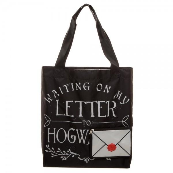 Harry Potter Letter To Hogwarts Packable Tote - shopcontrabrands.com