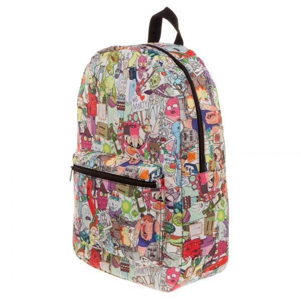 Rick & Morty Subliimated Backpack | shopcontrabrands.com