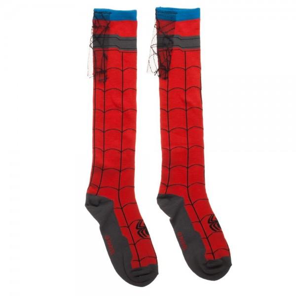 Spiderman Knee High Cape Socks | shopcontrabrands.com
