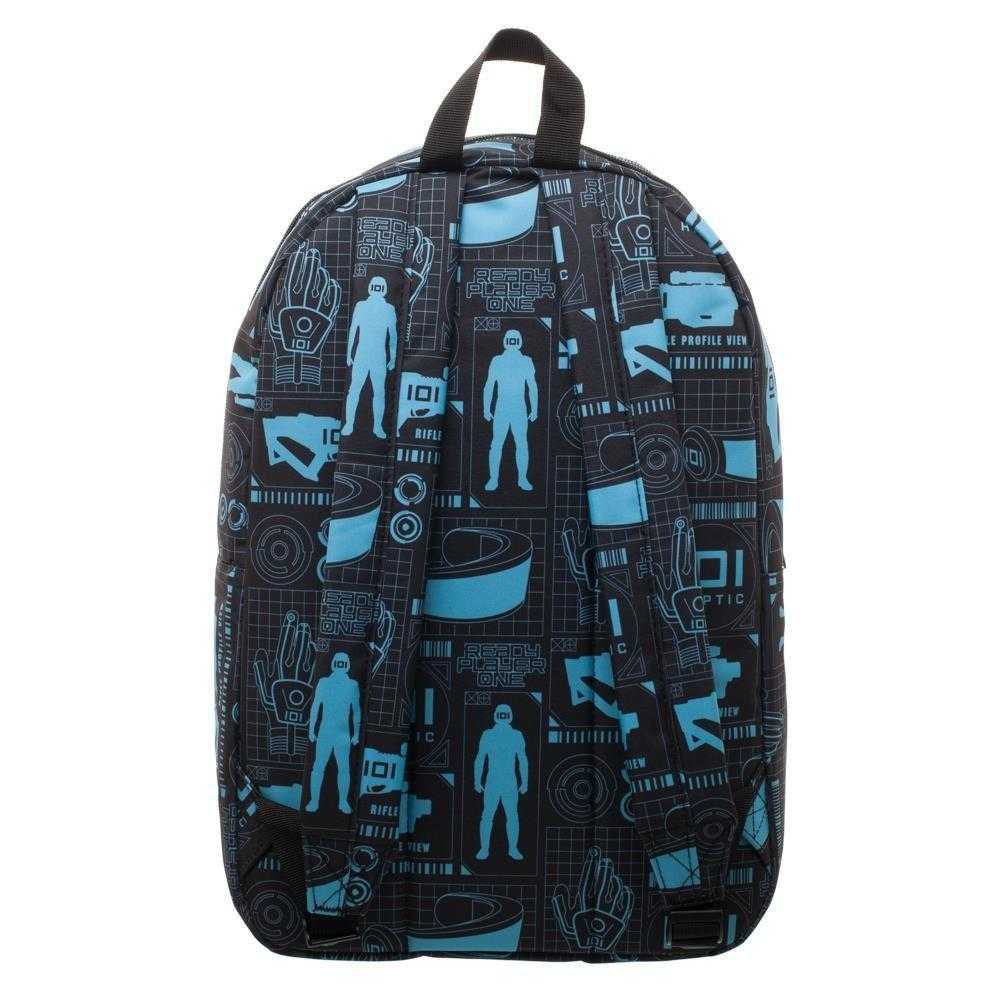 Innovative Online Industries Pattern Backpack, Sublimated Backpack with Gaming Grid Design, MMORPG Virtual Reality - shopcontrabrands.com
