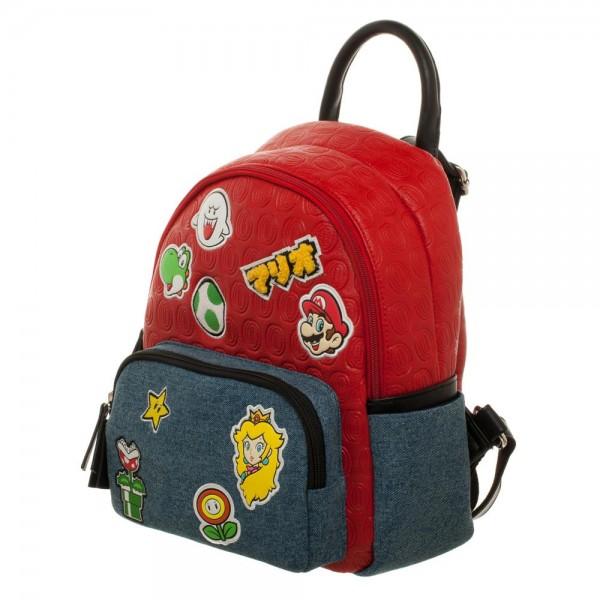 Super Mario Brothers Patches Juniors Mini Handbag | shopcontrabrands.com