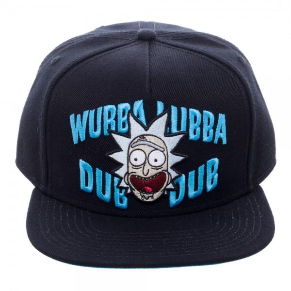 Rick and Morty Wubba Black Snapback | shopcontrabrands.com