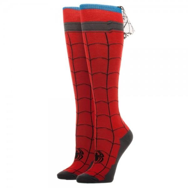 Spiderman Knee High Cape Socks | shopcontrabrands.com