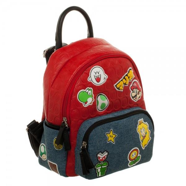 Super Mario Brothers Patches Juniors Mini Handbag | shopcontrabrands.com